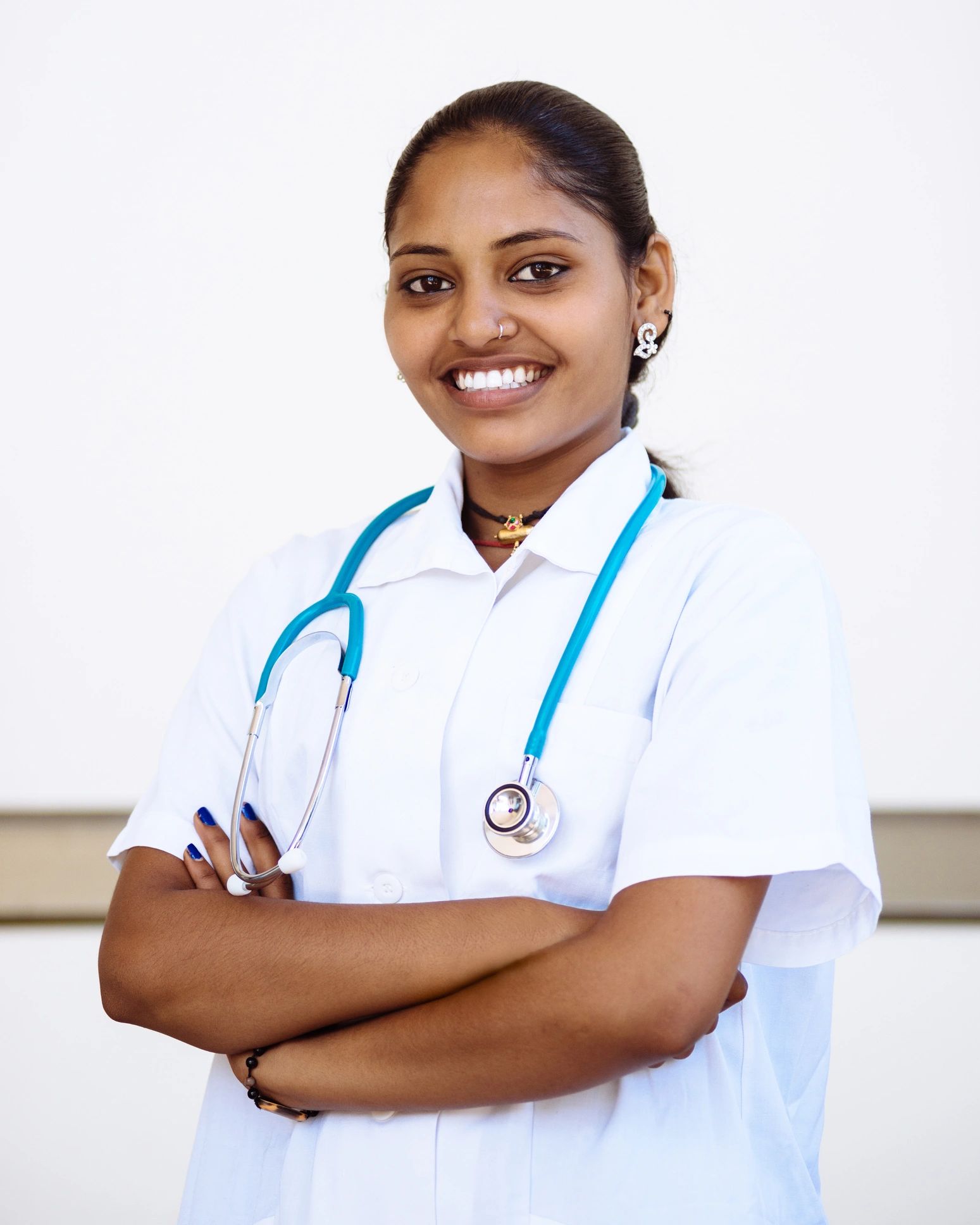 Portrait of an Indian doctor author